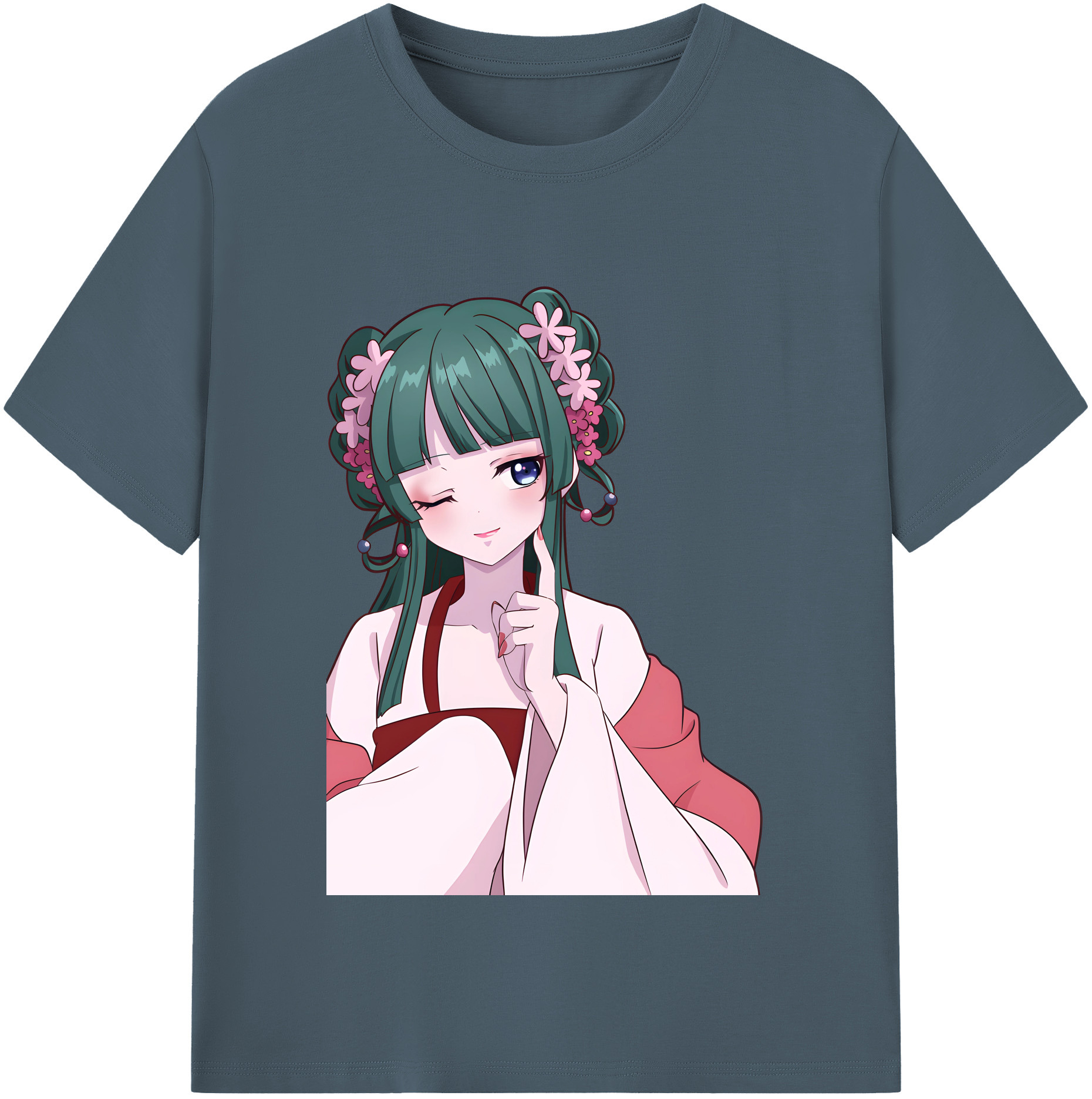 （画像用） 薬屋のひとりごと The Apothecary Diaries 綿100％半袖Tシャツ（フロントプリント）